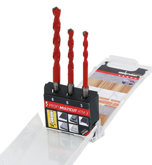 3pc Profi Multicut Drill Set