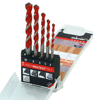 5pc Profi Multicut Drill Set