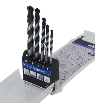 5pc Profi Beton Drill Set