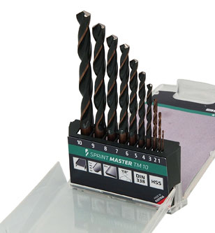 10pc HSS Sprint Master Drill Set