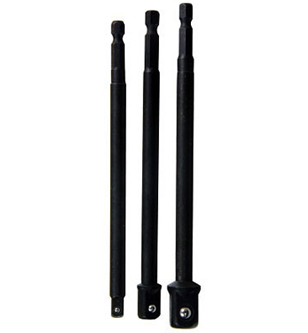 3pc 150mm Socket Adaptor Set