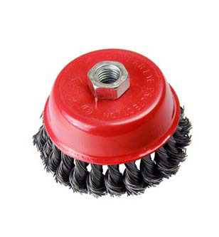 75mm Twist Knot Wire Cup Brush