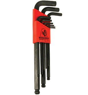 9pc Hex Key Set 1.5mm - 10.0mm LS