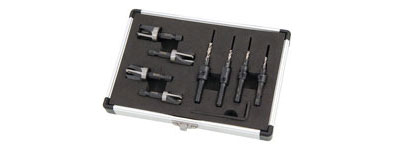 8pc Plug Cutter and Countersink Set